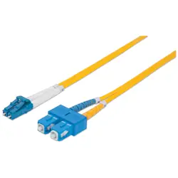 Intellinet 473965 câble InfiniBand et à fibres optiques 1 m LC SC Jaune