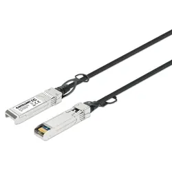 Intellinet 508414 câble InfiniBand et à fibres optiques 2 m SFP+ Noir, Argent