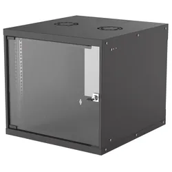 Intellinet 714808 étagère 9U Rack monté sur le mur Noir