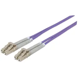 Intellinet 750875 câble InfiniBand et à fibres optiques 1 m LC Violet