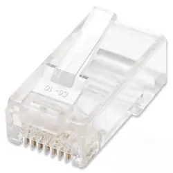 Intellinet 790055 connecteur de fils RJ-45 Transparent