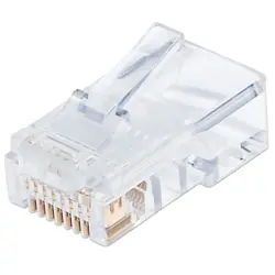 Intellinet 790512 connecteur de fils RJ45 Transparent