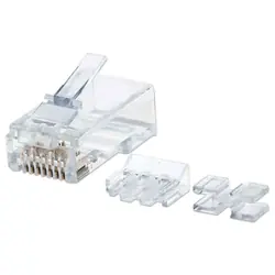 Intellinet 790550 connecteur de fils RJ45 Transparent