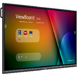Viewsonic IFP7550-3 tableau blanc interactif et accessoire 75" 3840 x 2160 pixels Écran tactile Noir HDMI