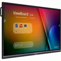 Viewsonic IFP6550-3 tableau blanc interactif et accessoire 65" 3840 x 2160 pixels Écran tactile Noir HDMI - Vue supplémentaire 2