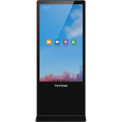 Viewsonic EP5542T affichage de messages Conception Totem 139,7 cm (55&quot;) LED 450 cd/m² 4K Ultra HD Noir Écran tactile Android 8.0
