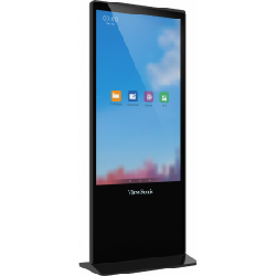 Viewsonic EP5542T affichage de messages Conception Totem 139,7 cm (55&quot;) LED 450 cd/m² 4K Ultra HD Noir Écran tactile Android 8.0