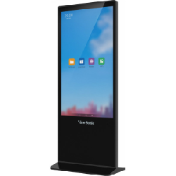 Viewsonic EP5542T affichage de messages Conception Totem 139,7 cm (55&quot;) LED 450 cd/m² 4K Ultra HD Noir Écran tactile Android 8.0