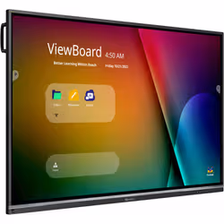 Viewsonic IFP8650-5 tableau blanc interactif et accessoire 86" 3840 x 2160 pixels Écran tactile Noir HDMI - Vue supplémentaire 2
