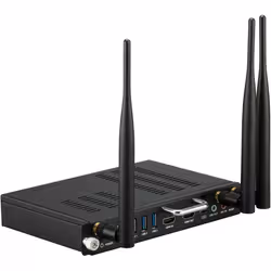 Viewsonic VPC-A31-O1 PC/poste de travail 8 Go DDR4-SDRAM 128 Go SSD Slot-in PC Mini PC Noir - Vue supplémentaire 2