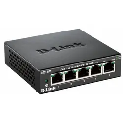 D-Link DES-105 commutateur réseau Non-géré Noir