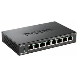 D-Link DES-108 commutateur réseau Non-géré Fast Ethernet (10/100) Noir
