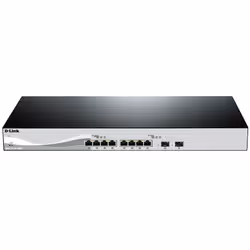 D-Link DXS-1210-10TS commutateur réseau Géré L2/L3 10G Ethernet (100/1000/10000) 1U Noir, Argent - Vue supplémentaire 2