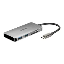 D-Link DUB-M610 station d'accueil Avec fil USB 3.2 Gen 1 (3.1 Gen 1) Type-C Aluminium