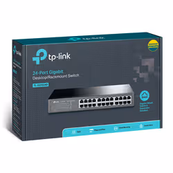 TP-LINK TL-SG1024D commutateur réseau Non-géré Gigabit Ethernet (10/100/1000) Gris (TL-SG1024D) - Vue supplémentaire 4