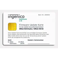 Ingenico FIRMWARE-UPDATE CARD Blanc