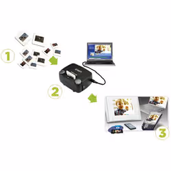 ION Audio PowerScan single pass, Film/slide scanner 900 x 900 DPI Noir - Vue supplémentaire 2