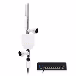 Ubiquiti UniFi USW‑FLEX Géré L2 Gigabit Ethernet (10/100/1000) Connexion Ethernet, supportant l'alimentation via ce port (PoE) Blanc - Vue supplémentaire 2