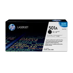 HP 501A Black Original LaserJet Toner Cartridge with ColorSphere Toner Cartouche de tonerNoir