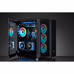 Corsair Crystal 680X RGB Midi Tower Noir - Vue supplémentaire 7