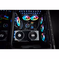 Corsair Crystal 680X RGB Midi Tower Noir - Vue supplémentaire 8