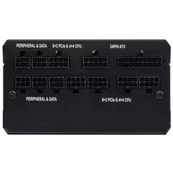 Corsair RM750 unité d'alimentation d'énergie 750 W 20+4 pin ATX ATX Noir (CP-9020195-EU) - Vue supplémentaire 4