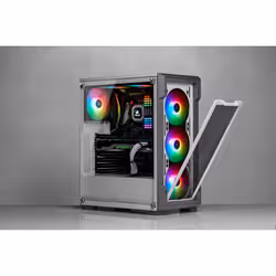 Corsair iCUE 220T RGB Airflow Midi Tower Blanc - Vue supplémentaire 5