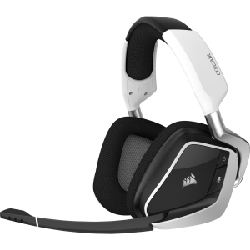 Corsair VOID RGB ELITE Wireless Casque Arceau Noir, Blanc