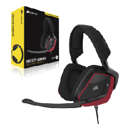 Corsair VOID ELITE SURROUND Casque Arceau Noir, Rouge