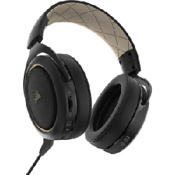 Corsair HS70 PRO WIRELESS Casque Arceau Noir, Crème