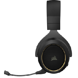 Corsair HS70 PRO WIRELESS Casque Arceau Noir, Crème