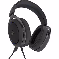 Corsair HS60 PRO STEREO Casque Arceau Noir, Bleu - Vue supplémentaire 3
