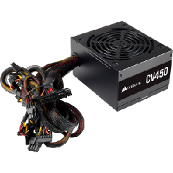Corsair CV450 unité d'alimentation d'énergie 450 W 20+4 pin ATX ATX Noir (CP-9020209-EU)