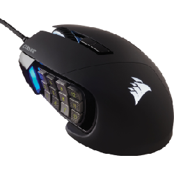 Corsair Scimitar RGB Elite souris USB Type-A Optique 18000 DPI Droitier