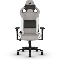 Corsair T3 RUSH Siège de jeu sur PC Siège rembourré Gris, Blanc