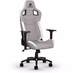 Corsair T3 RUSH Siège de jeu sur PC Siège rembourré Gris, Blanc - Vue supplémentaire 3