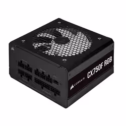 Corsair CX Series CX750F RGB unité d'alimentation d'énergie 750 W 20-pin ATX ATX Noir (CP-9020218-EU) - Vue supplémentaire 2