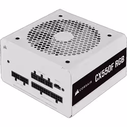 Corsair CX Series CX550F RGB unité d'alimentation d'énergie 550 W 24-pin ATX ATX Blanc (CP-9020225-EU) - Vue supplémentaire 2