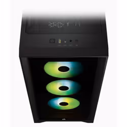 Corsair iCUE 4000X RGB Midi Tower Noir - Vue supplémentaire 4