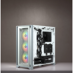 Corsair iCUE 4000X RGB Midi Tower Blanc