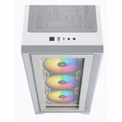 Corsair iCUE 4000X RGB Midi Tower Blanc - Vue supplémentaire 15