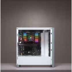Corsair iCUE 4000X RGB Midi Tower Blanc - Vue supplémentaire 5