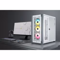 Corsair iCUE 5000X RGB Midi Tower Blanc - Vue supplémentaire 17