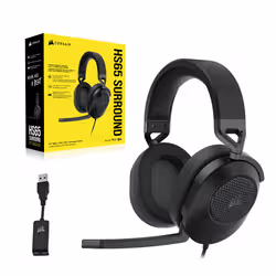 Corsair HS65 SURROUND Casque Avec fil À la main Jouer Charbon - Vue supplémentaire 4