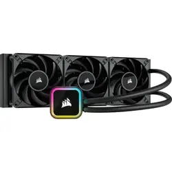 Corsair iCUE H150i RGB ELITE Processeur Refroidisseur de liquide tout-en-un 12 cm Noir 1 pièce(s)
