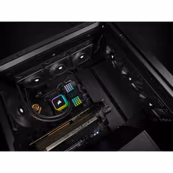 Corsair iCUE H150i RGB ELITE Processeur Refroidisseur de liquide tout-en-un 12 cm Noir 1 pièce(s) - Vue supplémentaire 4