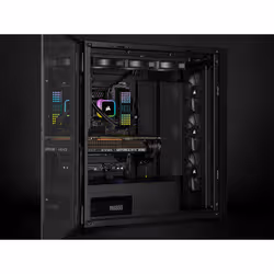 Corsair iCUE H150i RGB ELITE Processeur Refroidisseur de liquide tout-en-un 12 cm Noir 1 pièce(s) - Vue supplémentaire 7