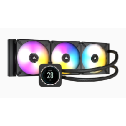 Corsair Wasserkühler ICue H150i Elite LCD Processeur Refroidisseur de liquide tout-en-un Noir