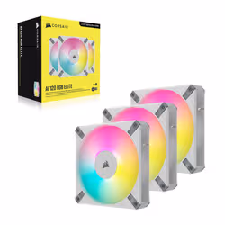 Corsair CO-9050158-WW système de refroidissement d’ordinateur Boitier PC Ventilateur Blanc 3 pièce(s) - Vue supplémentaire 2