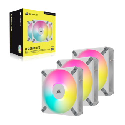 Corsair CO-9050158-WW système de refroidissement d’ordinateur Boitier PC Ventilateur Blanc 3 pièce(s)
